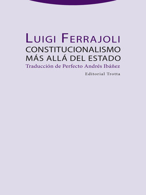 cover image of Constitucionalismo más allá del estado